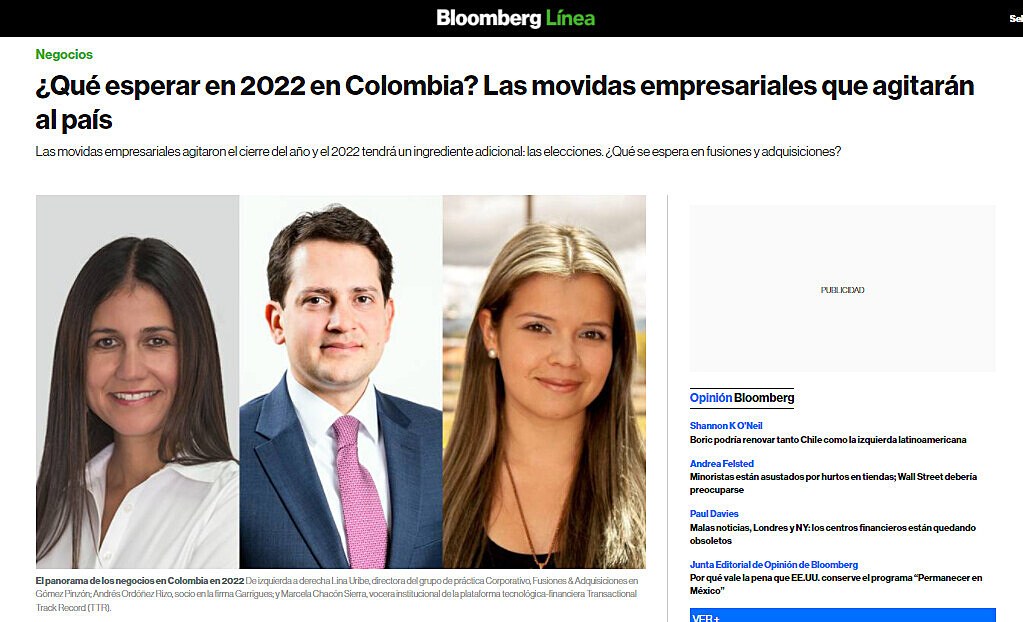 Qu esperar en 2022 en Colombia? Las movidas empresariales que agitarn al pas